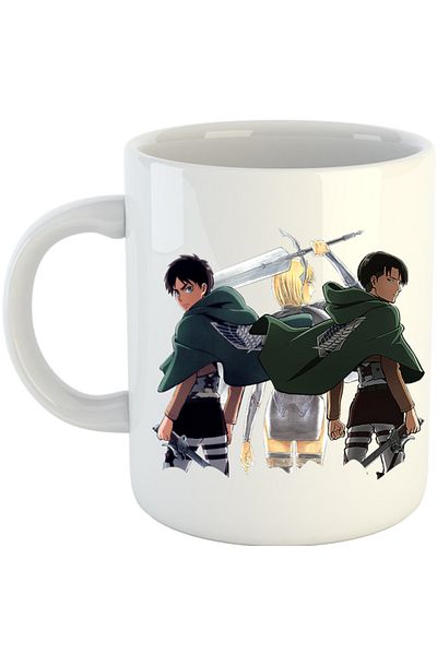 OEM Cana Claymore Clare AOT Levi Eren Freedom Animekage, alba, 330 ml