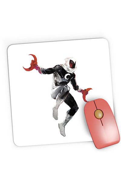 OEM Mousepad Gaming Moon Knight Clean Watercolor Hero Comics, 21x19 см