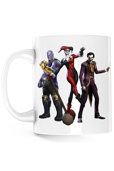 OEM Cana Joker Harley Quinn Woman Thanos Evil Real Life Story, alba, 330 ml