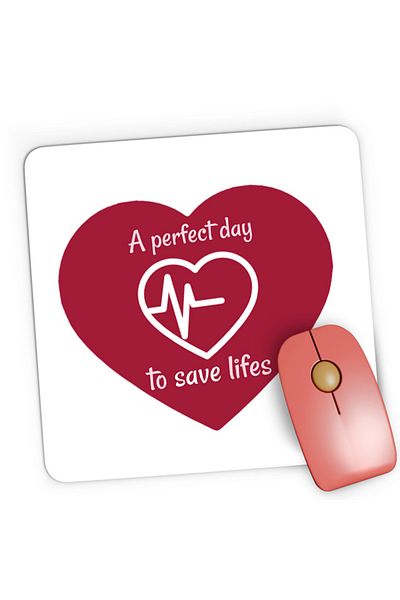 OEM Mousepad Gaming Grey Anatomy Quote Heart Doctor Life Lessons, 21x19 см