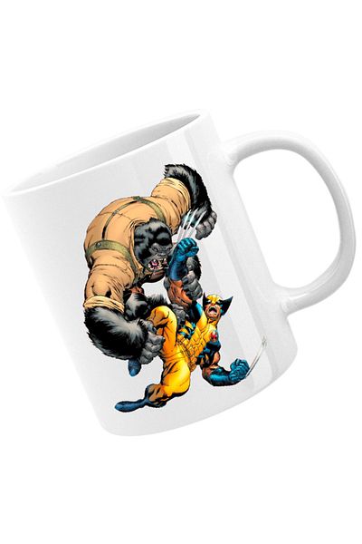 OEM Cana Wolverine Fight Monkey Monster Protect Humans, alba, 330 ml