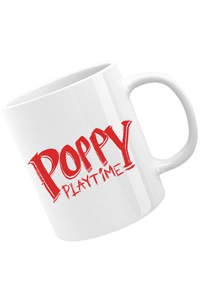 OEM Cana Huggy Wuggy Logo Poppy Playtime RPG Horror House, alba, 330 ml