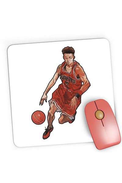OEM Mousepad Gaming Slam Dunk Miyagi Basketball Hoop Anime, 21x19 см