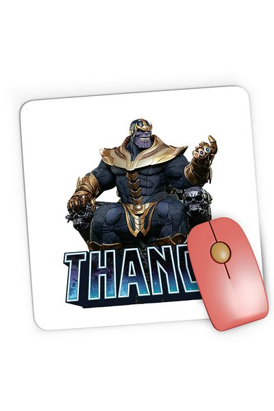 OEM Mousepad Gaming Thanos Glove Marbles Super Power Marvel, 21x19 см