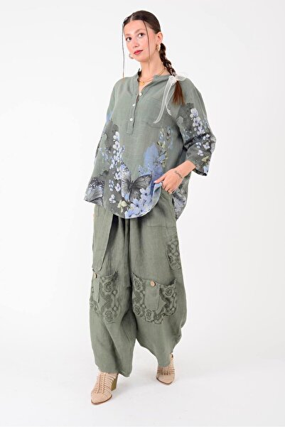 Park Moda 15455F-87 CĂMĂȘĂ CU MODEL DE FLORI FLORI