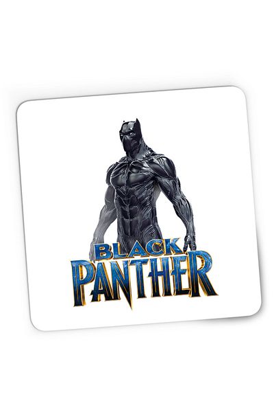 OEM Mousepad Gaming Black Panter Single Movie Logo Comics, 21x19 см