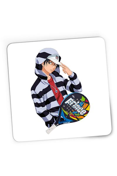 OEM Mousepad Gaming Prince of Tennis Echizen Ryouma Manga Training Ball, 21x19 см