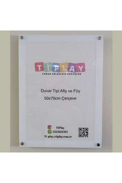 Ti Play Wall Mounted Banner and Foil Frame Uv Printed