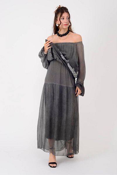 Park Moda SN338 ΜΕΤΑΞΩΤΟ ΦΟΡΕΜΑ MADONNA ΠΟΥΚΑΜΙΣΟ ΜΕ ΑΝΤΑΛΛΑΚΤΙΚΟ ΠΟΥΚΑΜΙΣΟ