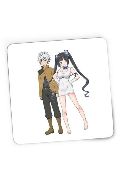 OEM Mousepad Gaming DanMachi Bell Hestia Omori Fujino Action Anime Kage, 21x19 см