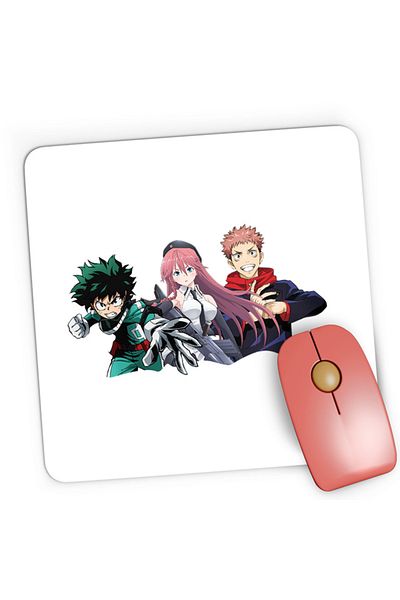 OEM Mousepad Gaming Trinity Seven Jujutsu Kaisen Itadori My Hero Academia, 21x19 см
