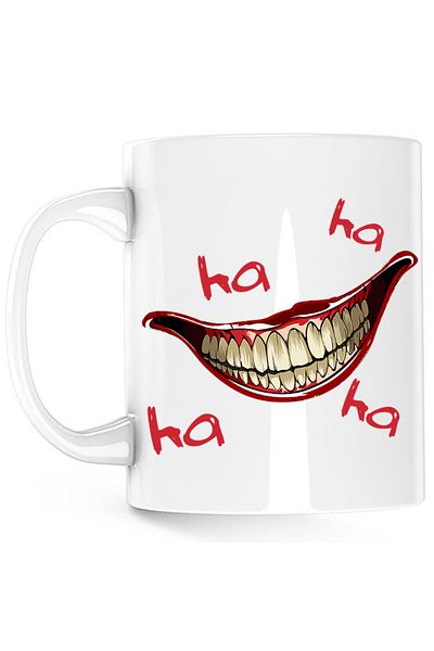 OEM Cana Joker Smile Laugh Psychopath Hurt Lips Self Defense, alba, 330 ml