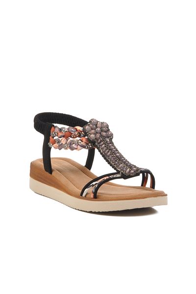 AYK'S Black Women's Sandals 358131 Z