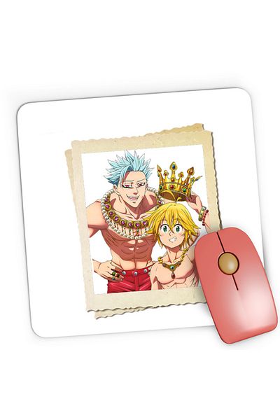 OEM Mousepad Gaming Seven Deadly Sins Melodias Animelab, 21x19 см
