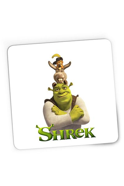 OEM Mousepad Gaming Shrek Donkey Cat in the Boots Fluffy Walt Disney, 21x19 см