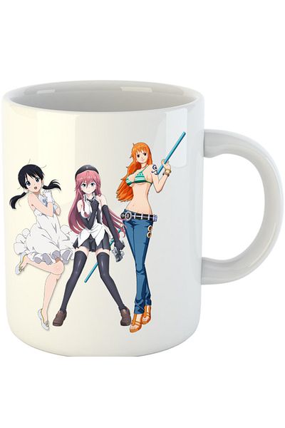 OEM Cana Trinity Seven One Piece Nami Anime Waifu, alba, 330 ml