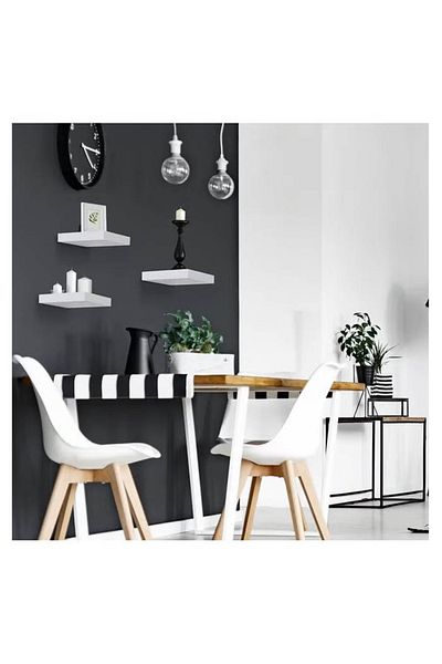 co arma Rectangular wooden shelf with wall hanging, modern design, easy to disassemble and assemble, and highly durable, 120 cm