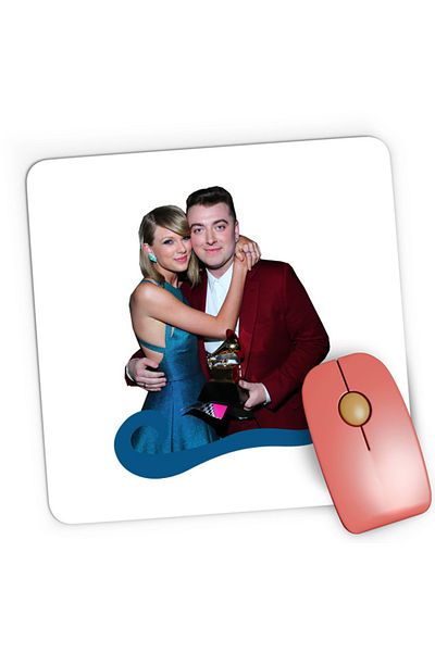 OEM Mousepad Gaming Sam Smith Taylor Meeting Concert Album Friends, 21x19 см