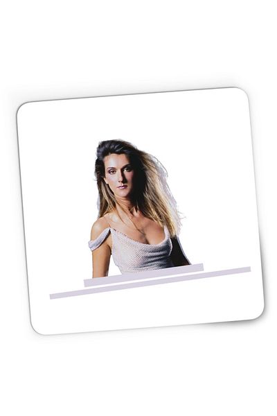 OEM Mousepad Gaming Celine Dion Moon Oscar Songs Music OST Old, 21x19 см