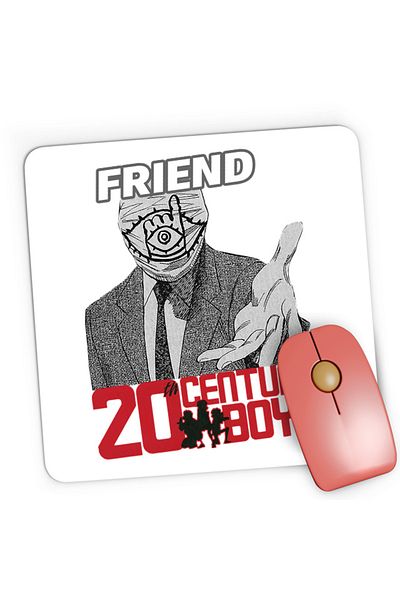 OEM Mousepad Gaming Century Boys Drama Naoki Urasawa, 21x19 cm