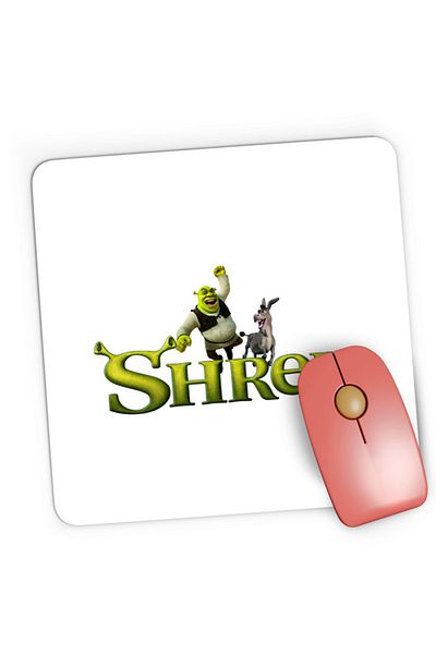 OEM Mousepad Gaming Shrek Logo Monster Donkey Animal Gnom Medieval, 21x19 см