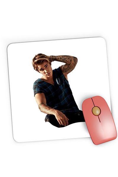 OEM Mousepad Gaming Justin Bieber Tattoo Boyfriend My World, 21x19 см