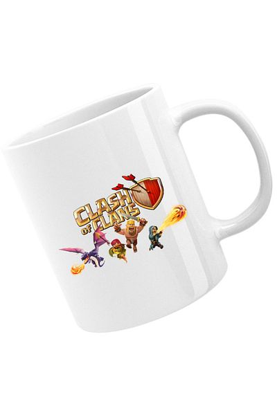 OEM Cana Clash of Clans Dragons Race Classes Fire Strategy, alba, 330 ml