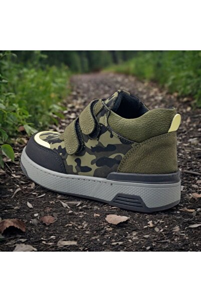 JOJO KIDS παιδικές ορθοπεδικές μπότες, 100% 100 γνήσιες δερμάτινες μπότες, αδιάβροχες, μπότες velcro, αντιολισθητική σόλα