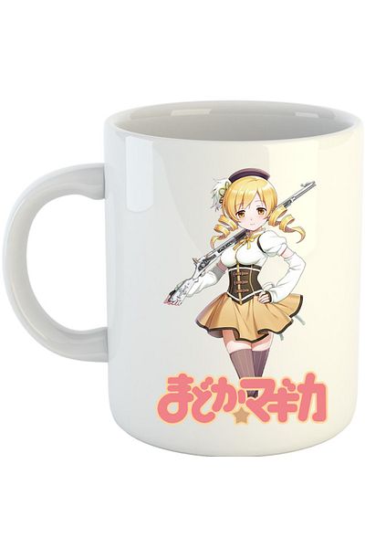 OEM Cana Madoka Magica Mami Fire Lovely Group Shield, alba, 330 ml