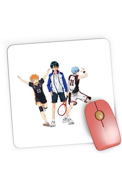 OEM Mousepad Gaming Prince of Tennis Ryouma Kuroko Haikyuu, 21x19 см