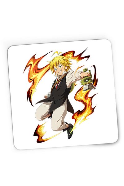 OEM Mousepad Gaming Seven Deadly Sins Meliodus Myanimelist, 21x19 см