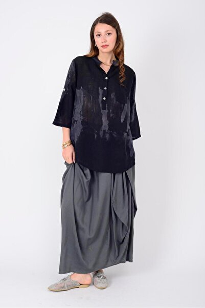 Park Moda 15455F-68 ΠΟΥΚΑΜΙΣΟ ΜΕ ΣΧΕΔΙΟ ΛΟΥΛΟΥΔΙΩΝ SPLASH