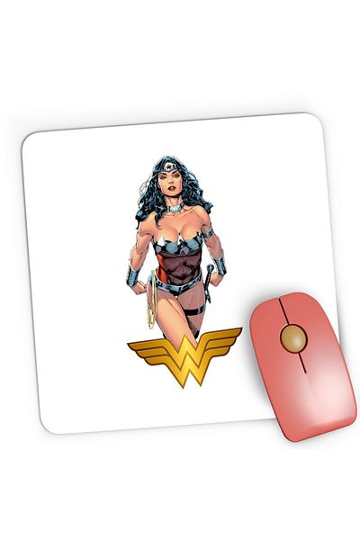 OEM Mousepad Gaming Wonder Women Logo Wings Super Powers, 21x19 см
