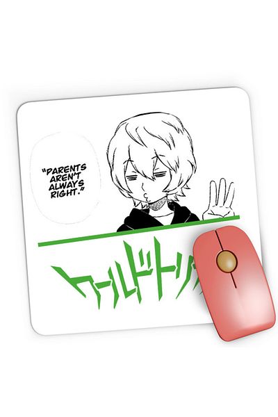 OEM Mousepad Gaming World Trigger Amatori Chika Parents Anime Manga, 21x19 см
