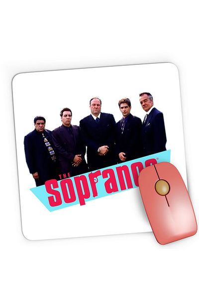 OEM Mousepad Gaming The Sopranos Mafia Fire Arms Drama Series, 21x19 см