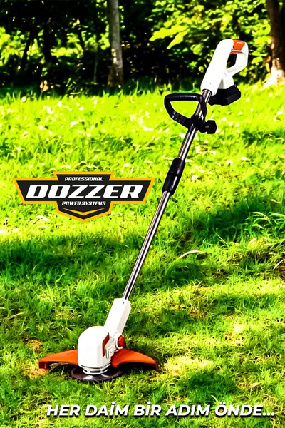 DOZZER DM-S 21 Volt 4x Akülü Şarjlı Ağaç Dal Kesme Budama Testeresi Ot Çayır Çim Biçme Kesme Makinesi