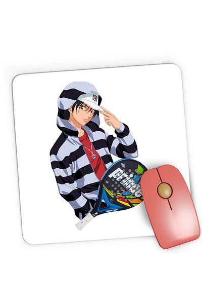 OEM Mousepad Gaming Prince of Tennis Echizen Ryouma Manga Training Ball, 21x19 см