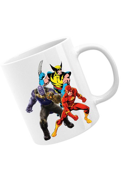 OEM Cana Thanos Wolverine Flash Cartoons Experiment, alba, 330 ml