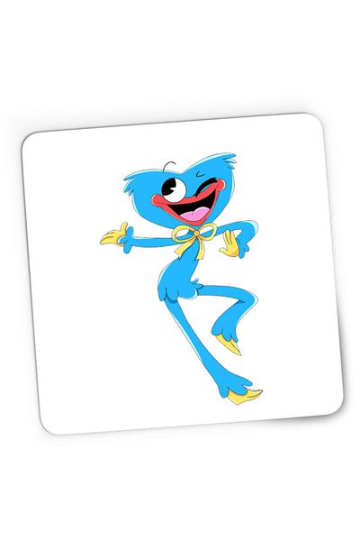 OEM Mousepad Gaming Huggy Wuggy Childish Look Playful Giggle Cute, 21x19 см