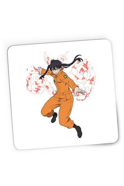 OEM Mousepad Gaming Fire Force Kotatsu Tamaki Animeg Japan Tokyo, 21x19 см