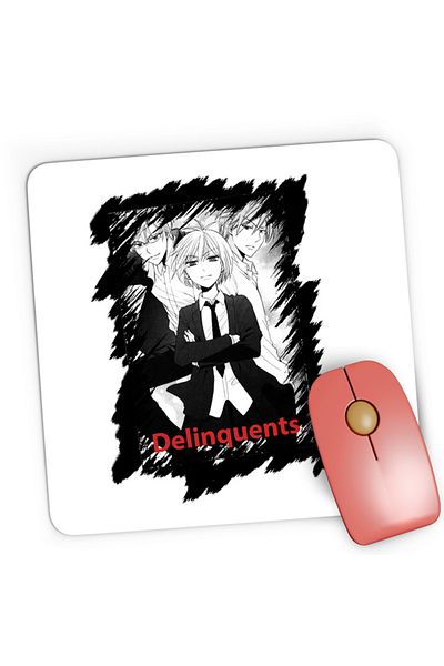 OEM Mousepad Gaming Oresama Teacher Kurosaki Yui Kaori Blonde Trio, 21x19 cm