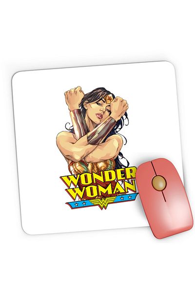 OEM Mousepad Gaming Wonder Woman Logo Stunning Comics, 21x19 см