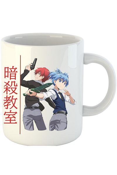 OEM Cana Assassination Classroom Desene Anime, alba, 330 ml