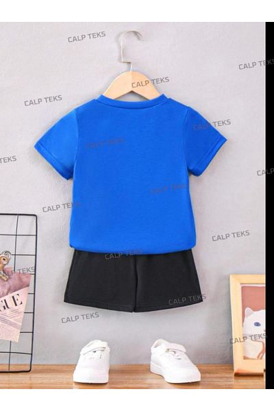 CALP TEKS Cherry Ribbon Printed Shorts-T-Shirt Summer Set