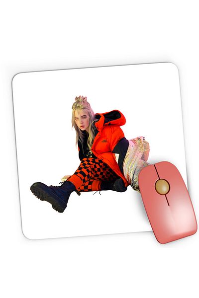 OEM Mousepad Gaming Billie Eilish Fashion Album Concert Look Teens, 21x19 см