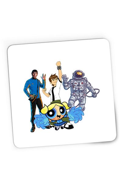 OEM Ben10 Nasa Astronaut Star Trek Bubble Gaming Mousepad, 21x19 cm