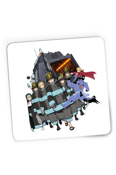 OEM Mousepad Gaming Fire Force All Team Otaku, 21x19 см