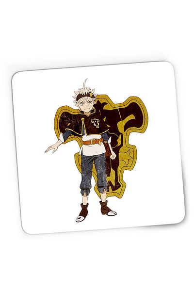OEM Mousepad Gaming Black Clover Asta Hero Shield Weapon Anime, 21x19 см