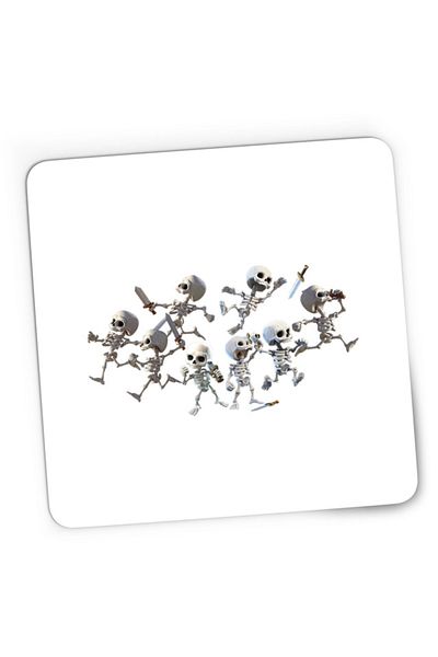 OEM Mousepad Gaming Clash of Clans Skeletons Army Strategy Team Gameplay, 21x19 см