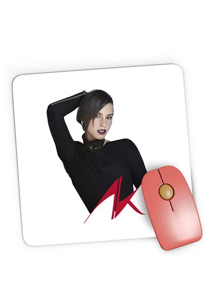 OEM Mousepad Gaming Alicia Keys Augello Cook American Singer, 21x19 см